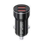 WK WP-C43 Staroad Series 15W Dual USB Car Charger, WP-C43 (Black), WP-C43 (Coffee)