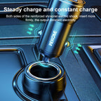 WK WP-C43 Staroad Series 15W Dual USB Car Charger, WP-C43 (Black), WP-C43 (Coffee)