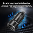 WK WP-C46 Staroad Series Vieyie 15W Dual-USB Car Charger, WP-C46 (Black), WP-C46 (Grey)