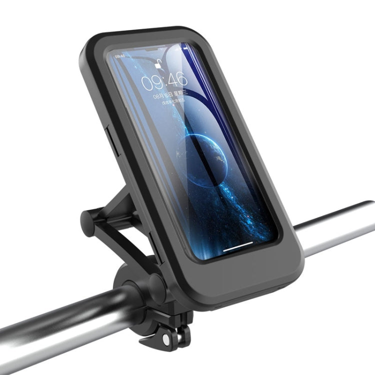 Waterproof Bag Bicycle Touch Screen Mobile Phone Bracket for Phone Under 7 inches, Bicycle Touch Screen Bracket