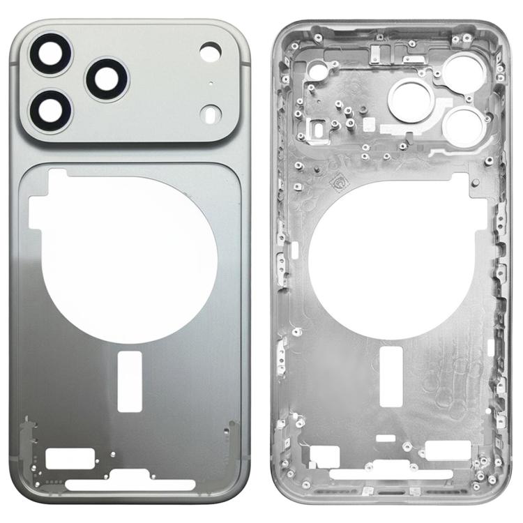 For iPhone 17 Pro Middle Frame Bezel Plate with Camera Lens Cover, For iPhone 17 Pro