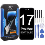 JK Soft OLED LCD Screen For iPhone 17 Pro Max, For iPhone 17 Pro Max