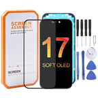 HXL Soft OLED Screen For iPhone 17, For iPhone 17