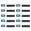 10 PCS Earpiece Receiver Mesh Cover + Earpiece Receiver Adhesive Sticker for iPhone 7 Plus, For iPhone 7 Plus (10 PCS)
