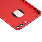 6 in 1 for iPhone 7 Plus (Back Cover (With Camera Lens)  + Card Tray + Volume Control Key + Power Button + Mute Switch Vibrator Key + Sign) Full Assembly Housing Cover, For iPhone 7 Plus, For iPhone 7 Plus (Red White), For iPhone 7 Plus (Red Black)