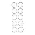 10 PCS Home Button Pads for iPhone 7 Plus & 7, For iPhone 7 Plus & 7