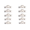 10 PCS for iPhone 7 Plus & 7 Volume Button / Power Button Retaining Brackets, For iPhone 7 Plus & 7