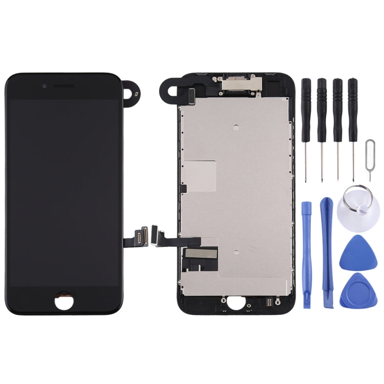 LCD Screen include Front Camera for iPhone 8, i8 White with Front Camera, i8 Black with Front Camera