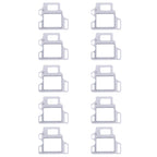 10 PCS Flash Light Positioning Ring for iPhone 8, For iPhone 8