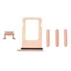 Card Tray + Volume Control Key + Power Button + Mute Switch Vibrator Key for iPhone 8, For iPhone 8