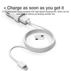 IVON CC13 QC 3.0 Fast Charging Car Charger Set with 8 Pin Charging Cable, Charger with 8 Pin Cable