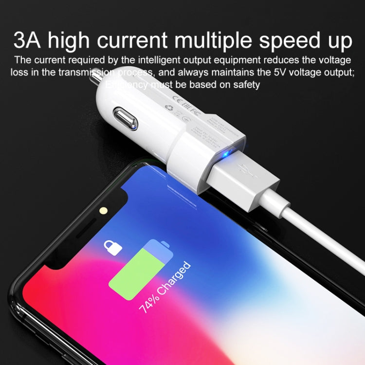 IVON CC13 QC 3.0 Fast Charging Car Charger Set with Micro USB Charging Cable, Charger with Micro USB Cable