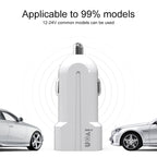 IVON CC13 QC 3.0 Fast Charging Car Charger Set with Micro USB Charging Cable, Charger with Micro USB Cable