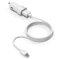 IVON CC13 QC 3.0 Fast Charging Car Charger Set with Type-C / USB-C Charging Cable, Charger with Type-C Cable