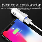 IVON CC13 QC 3.0 Fast Charging Car Charger Set with Type-C / USB-C Charging Cable, Charger with Type-C Cable