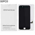 50 PCS Cardboard Packaging White Box for iPhone 8 Plus / 7 Plus LCD Screen, i8 Plus / i7 Plus Packaging Box