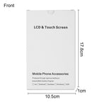 50 PCS Cardboard Packaging White Box for iPhone 8 Plus / 7 Plus LCD Screen, i8 Plus / i7 Plus Packaging Box