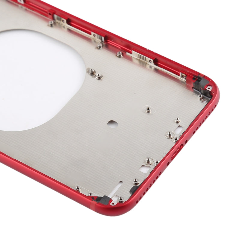 Transparent Battery Back Cover with Camera Lens Frame & SIM Card Tray & Side Keys for iPhone 8 Plus, For iPhone 8 Plus (Transparent Back), For iPhone 8 Plus (Transparent White), For iPhone 8 Plus(Transparent Gold), For iPhone 8 Plus(Transparent Red)