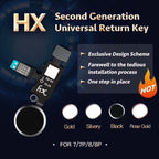 New Design Home Button (2 nd ) with Flex Cable for iPhone 8 Plus / 7 Plus / 8 / 7, 2nd For iPhone 8 Plus / 7 Plus / 8 / 7