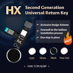 New Design Home Button (2 nd ) with Flex Cable for iPhone 8 Plus / 7 Plus / 8 / 7, 2nd for iPhone 8 Plus / 7 Plus / 8 / 7