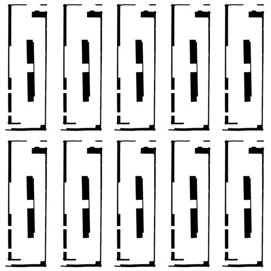 10 PCS for iPad 4 / New iPad (iPad 3)  Touch Panel Digitizer Adhesive, For Apple New iPad & iPad 4