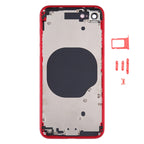 Battery Back Cover with Camera Lens Frame & SIM Card Tray & Side keys for iPhone SE 2020, For iPhone SE 2020, For iPhone SE 2020 (with Camera Lens)