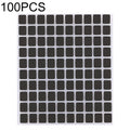 100 PCS Display Screen Black Stickers for iPhone X, For iPhone X(100 PCS)