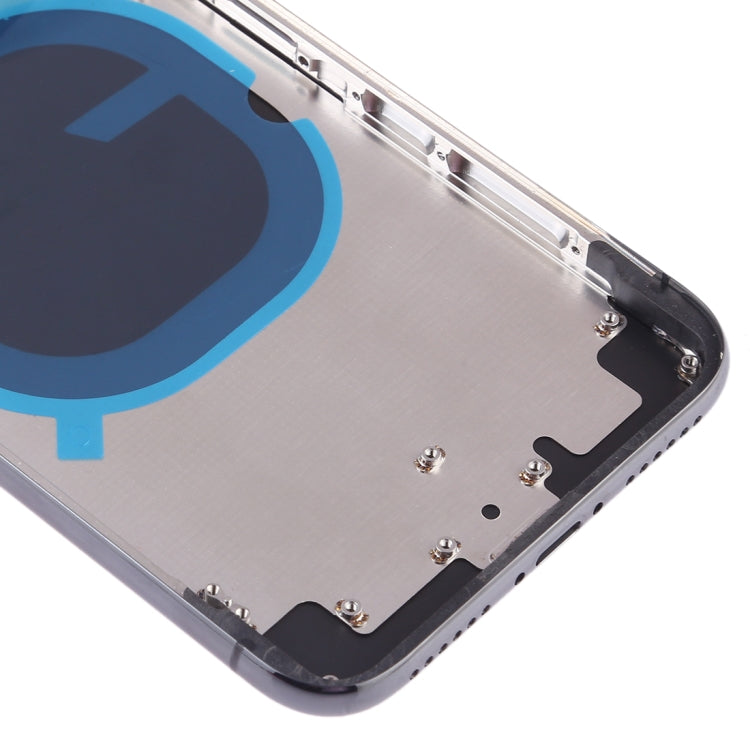 Back Housing Cover with SIM Card Tray & Side keys for iPhone X, For iPhone X(with SIM Card Tray), For iPhone X with Side keys, For iPhone X with Camera Lens