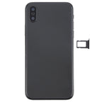 Battery Back Cover Assembly with Side Keys & Wireless Charging Module & Volume Button Flex Cable & Card Tray for iPhone X, For iPhone X (Charging Module), For iPhone X  (Full Assembly)