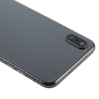 Battery Back Cover Assembly with Side Keys & Wireless Charging Module & Volume Button Flex Cable & Card Tray for iPhone X, For iPhone X (Charging Module), For iPhone X  (Full Assembly)