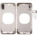 Transparent Battery Back Cover with Camera Lens Frame & SIM Card Tray & Side Keys for iPhone XS Max, For iPhone XS Max(Transparent), For iPhone XS Max  (Camera Len), For iPhone XS Max(Transparent Back)