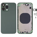 Frosted Frame Back Housing Cover with Appearance Imitation of iP13 Pro for iPhone XR, for iPhone XR(Frosted Steel Material,Green)