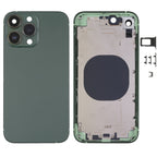 Frosted Frame Back Housing Cover with Appearance Imitation of iP13 Pro for iPhone XR, for iPhone XR(Frosted Steel Material,Green)