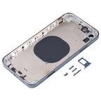 Stainless Steel Back Housing Cover with Appearance Imitation of iP13 Pro for iPhone XR, for iPhone XR(Stainless Steel Material,Green)