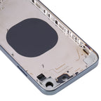 Stainless Steel Back Housing Cover with Appearance Imitation of iP13 Pro for iPhone XR, for iPhone XR(Stainless Steel Material,Green)