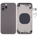 Stainless Steel Material Back Housing Cover with Appearance Imitation of iP13 Pro for iPhone XR, for iPhone XR(Black), for iPhone XR(Gold), for iPhone XR(Blue), for iPhone XR(White)