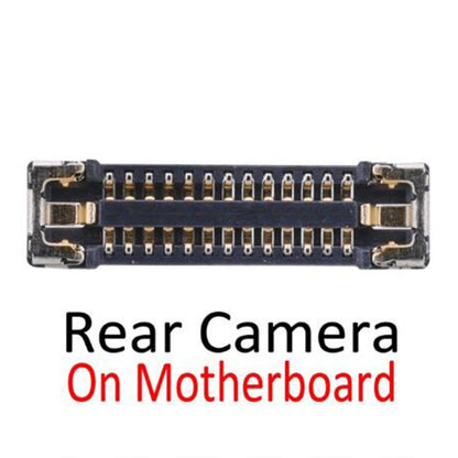 Rear Back Camera FPC Connector On Motherboard for iPhone XR, For iPhone XR