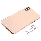 Battery Back Cover with Camera Lens Frame & SIM Card Tray & Side Keys for iPhone XS, For iPhone XS (Camera Lens+Side Keys), For iPhone XS with Side keys, For iPhone XS with Card Tray