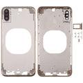 Transparent Battery Back Cover with Camera Lens Frame & SIM Card Tray & Side Keys for iPhone XS, For iPhone XS(Transparent), For iPhone XS  (Camera Len), For iPhone XS(Transparent Back)