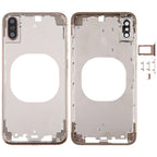 Transparent Battery Back Cover with Camera Lens Frame & SIM Card Tray & Side Keys for iPhone XS, For iPhone XS(Transparent), For iPhone XS  (Camera Len), For iPhone XS(Transparent Back)