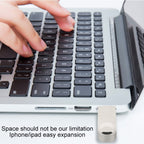 S29 3 in 1 32GB Micro USB + USB + 8 Pin Interface Metal Twister Flash Disk, 32GB
