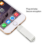 S31 3 in 1 64GB Micro USB 2.0 + USB-C / Type-C + 8 Pin Interface Metal Twister Flash Disk, 64GB