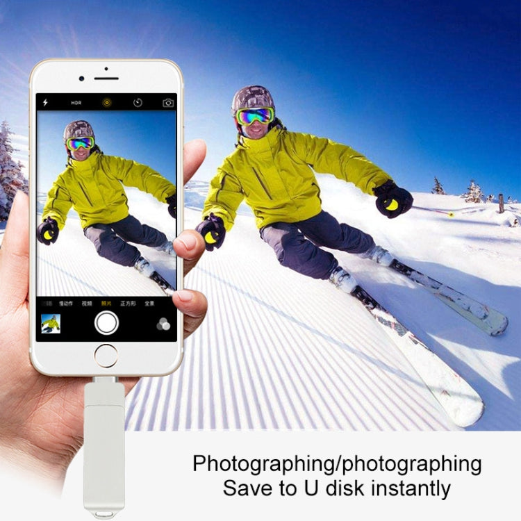 S31 3 in 1 128GB Micro USB 2.0 + USB-C / Type-C + 8 Pin Interface Metal Twister Flash Disk, 128GB