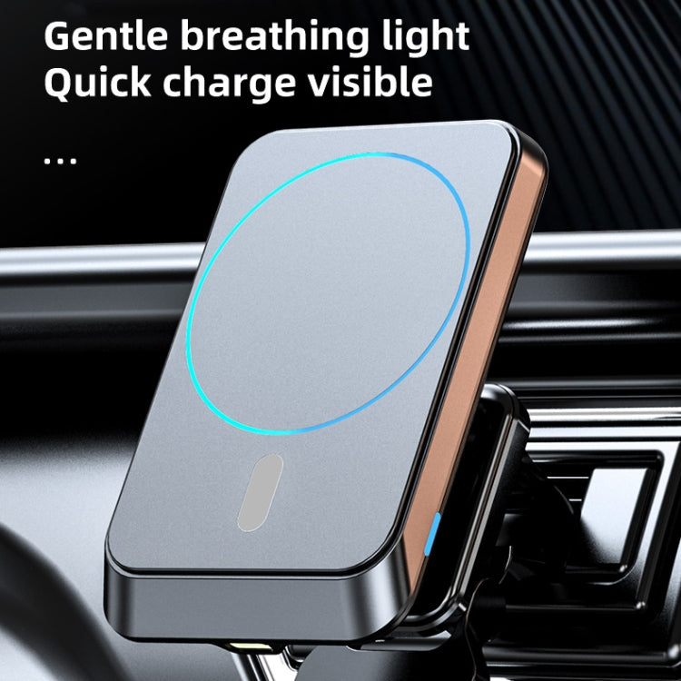 JJT-969 15W Max Output Magnetic Car Air Outlet Bracket Wireless Charger, JJT-969