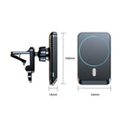 JJT-969 15W Max Output Magnetic Car Air Outlet Bracket Wireless Charger, JJT-969