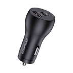 awei C-822 18W PD 8 Pin + 18W QC 3.0 USB Interface Car Charger, C-822