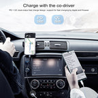 awei C-822 18W PD 8 Pin + 18W QC 3.0 USB Interface Car Charger, C-822