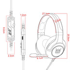 ONIKUMA K9 Single Plug RGB Adjustable Gaming Headphone with Microphone
