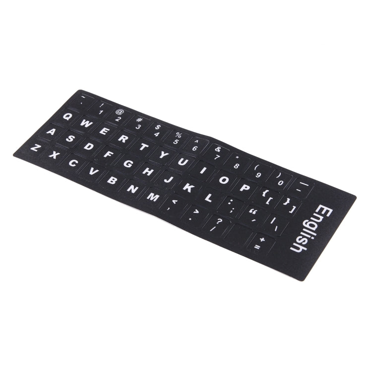 Keyboard Film Cover Independent Paste English Keyboard Stickers for Laptop Notebook Computer Keyboard, English