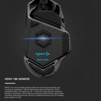 Logitech G502 HERO Wired Gaming Mouse with 11 Buttons, Length: 2.1m